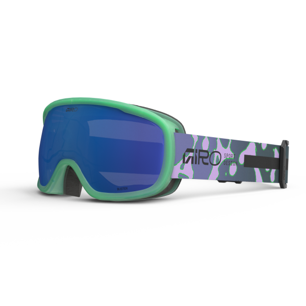 Giro Eyewear Buster Flash Goggle, flo green drift grey cobalt S3