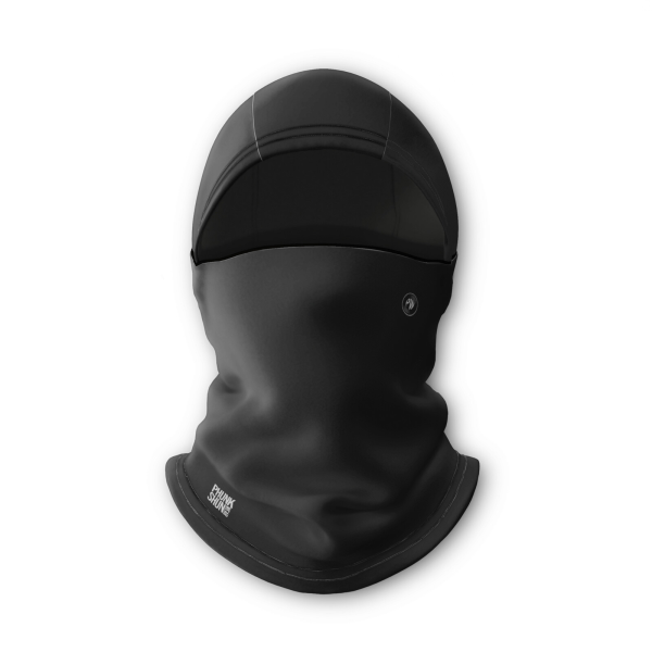 Phunkshun Wear Black Double Balaclava, black, one size