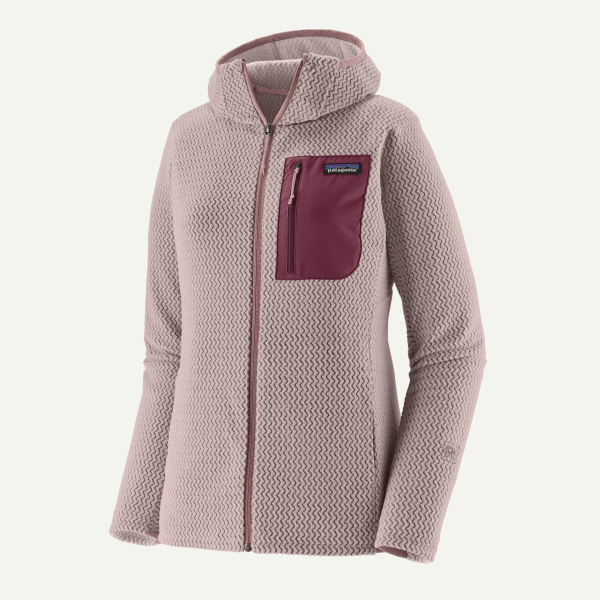 Patagonia W's R1 Air Full-Zip Hoody, Stingray Mauve