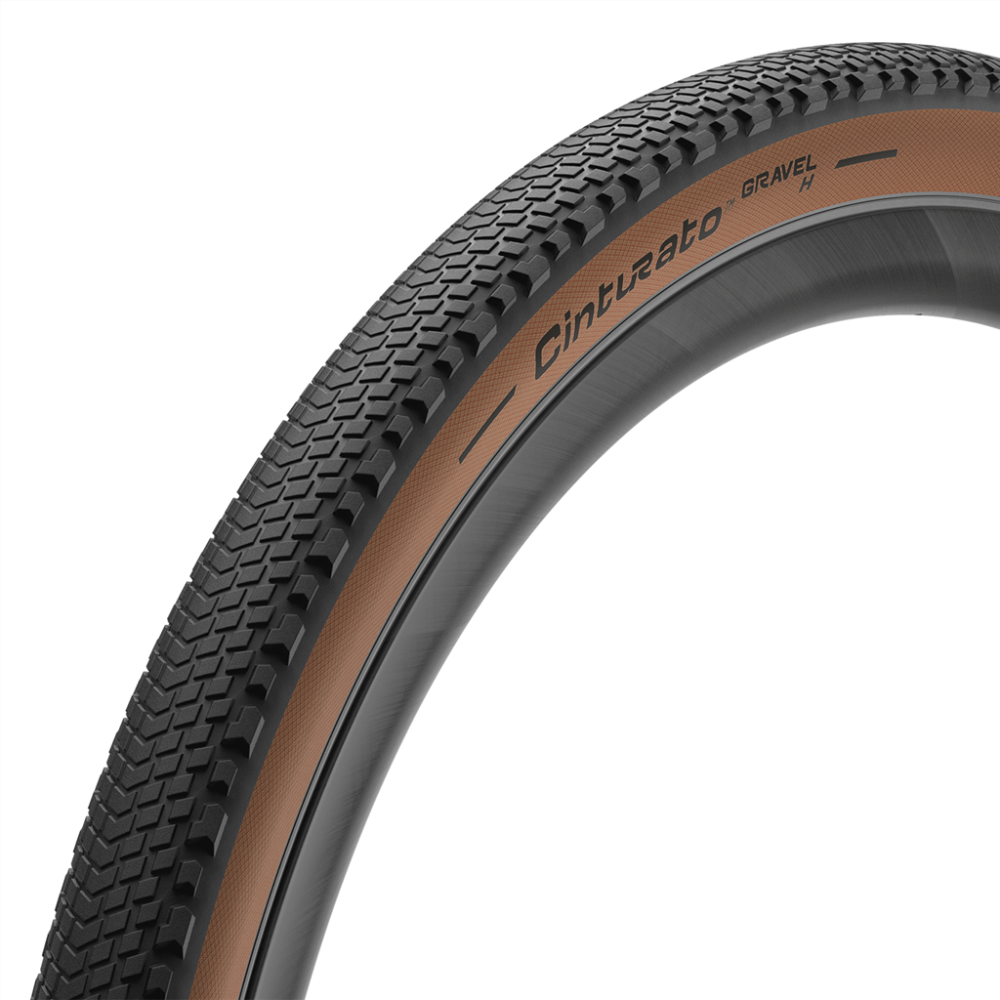 Pirelli Cinturato Gravel TLR Hard Terrain Classic 700x35C, black/para sidewall, 700x35c