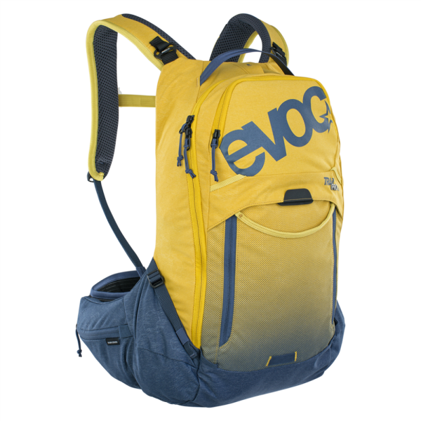 Evoc Trail Pro 16L Backpack, curry/denim, L/XL