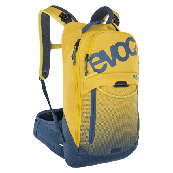 Evoc Trail Pro 10L Backpack, curry/denim, S/M