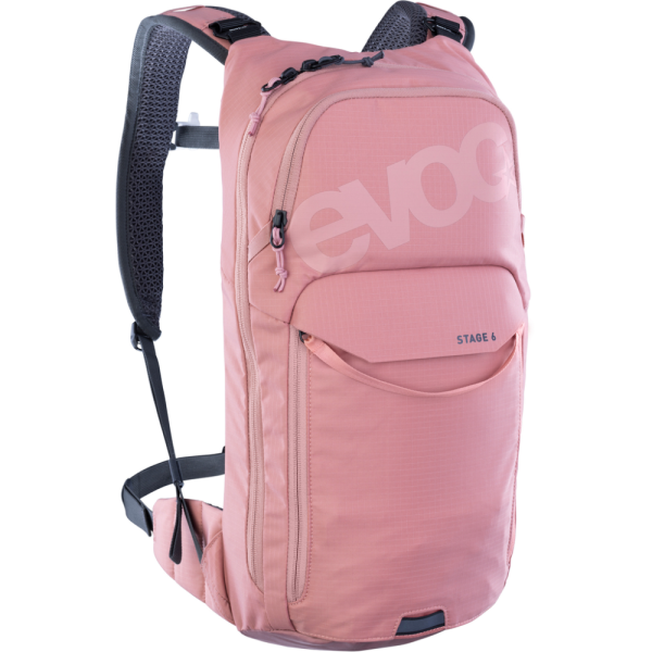 Evoc Stage 6L Backpack + 2L Bladder, dusty pink