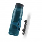 Fidlock TWIST Trinkflasche 700 ml Life mit Magnet-Befestigung, inkl. TWIST Bike Base. Clear Dark Blue.