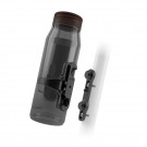 Fidlock TWIST Trinkflasche 700 ml Life mit Magnet-Befestigung, inkl. TWIST Bike Base. Clear Black.