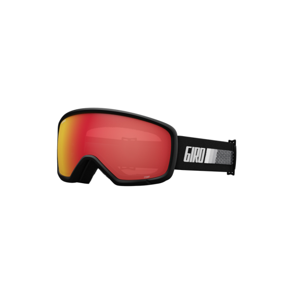 Giro Stomp Flash Goggle, black rokki ralli;amber scarlet S2