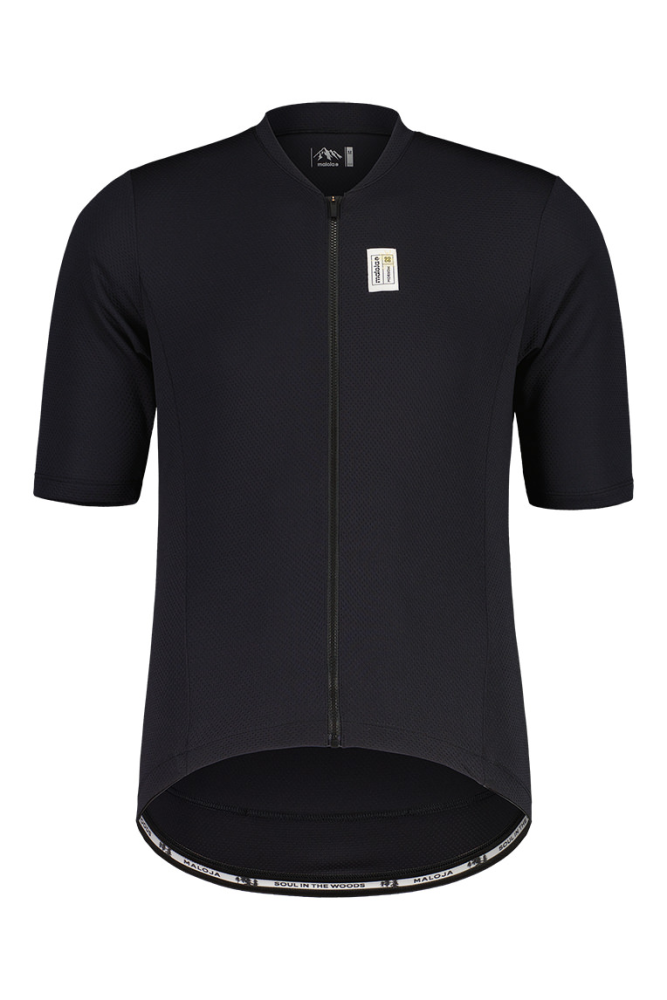 Maloja KalzasM. 1/2 deep black Men's Cycle Jersey, Grösse S