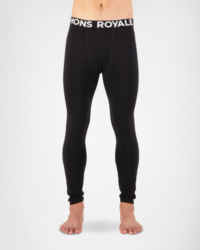 Mons Royale Olympus Legging, Black / 9 Iron, Grösse S