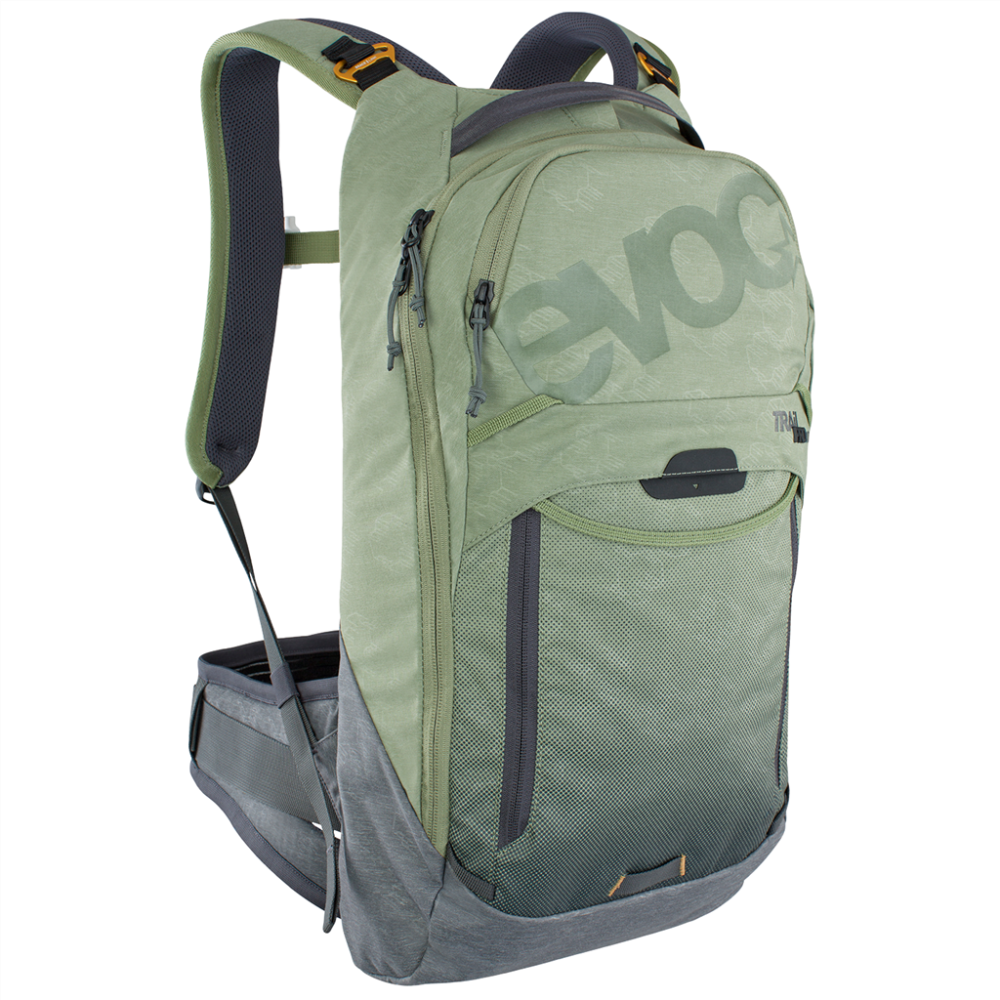 Evoc Trail Pro 10L Backpack, light olive/carbon grey, L/XL