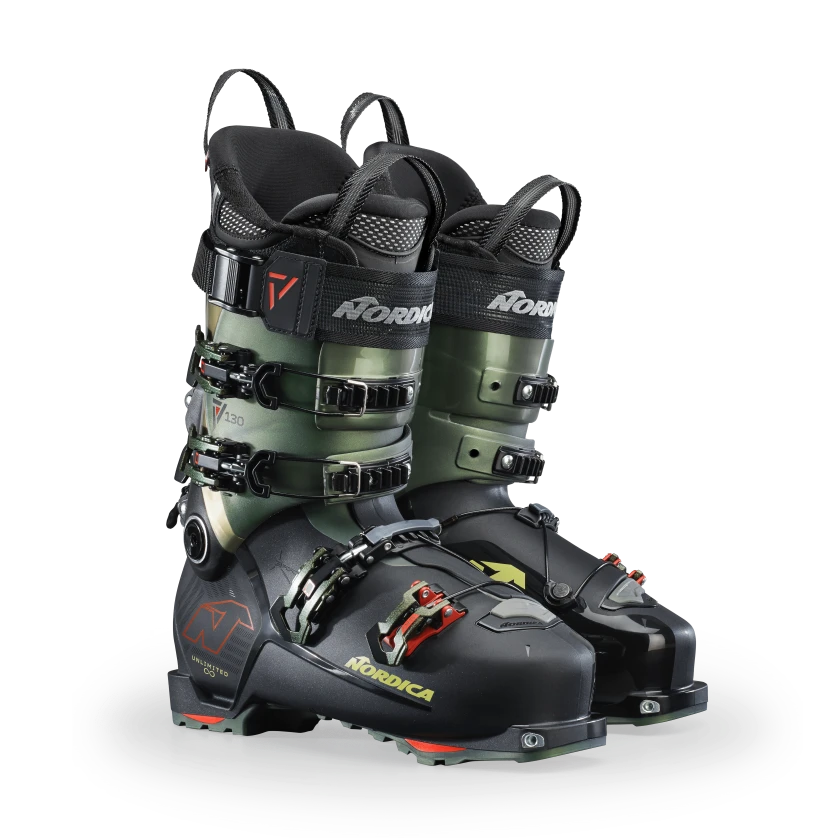 Nordica Unlimited, 130 DYN Black-irid Green-red