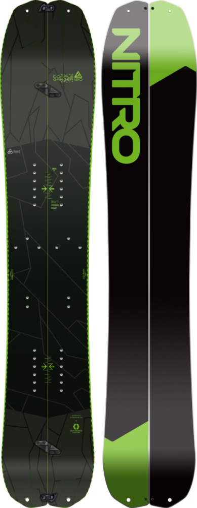 Nitro Nitro Doppelganger Splitboard, inkl. Montana Skins