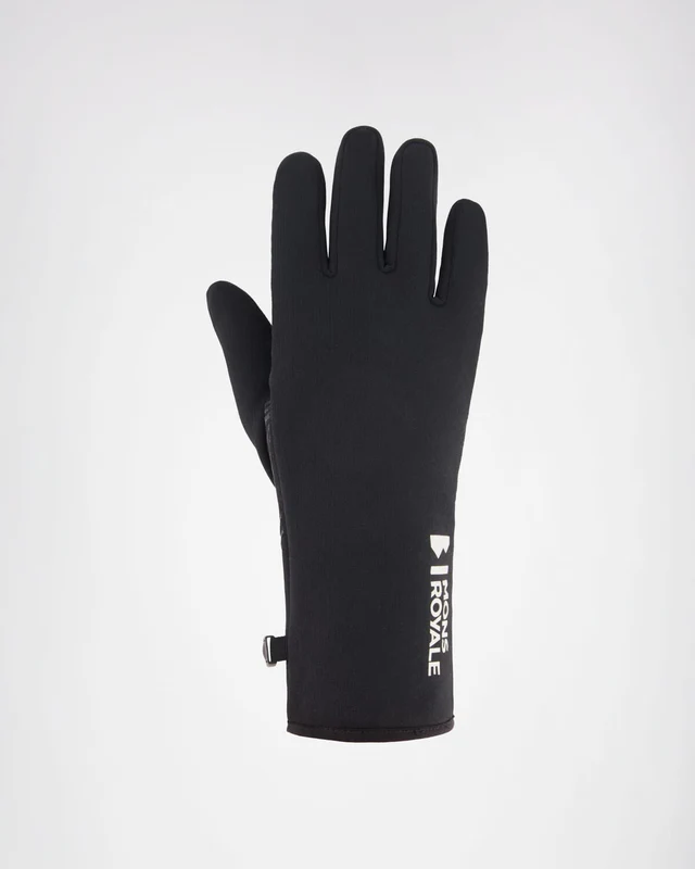 Mons Royale Amp Wool Fleece Glove, Black