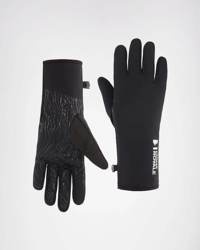 Mons Royale Amp Wool Fleece Glove, Black