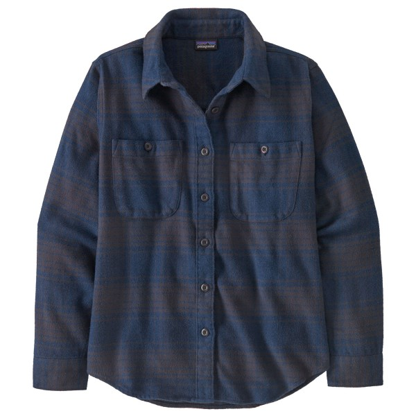 Patagonia W's Fjord Flannel Shirt, Cascade: Tidepool Blue, M