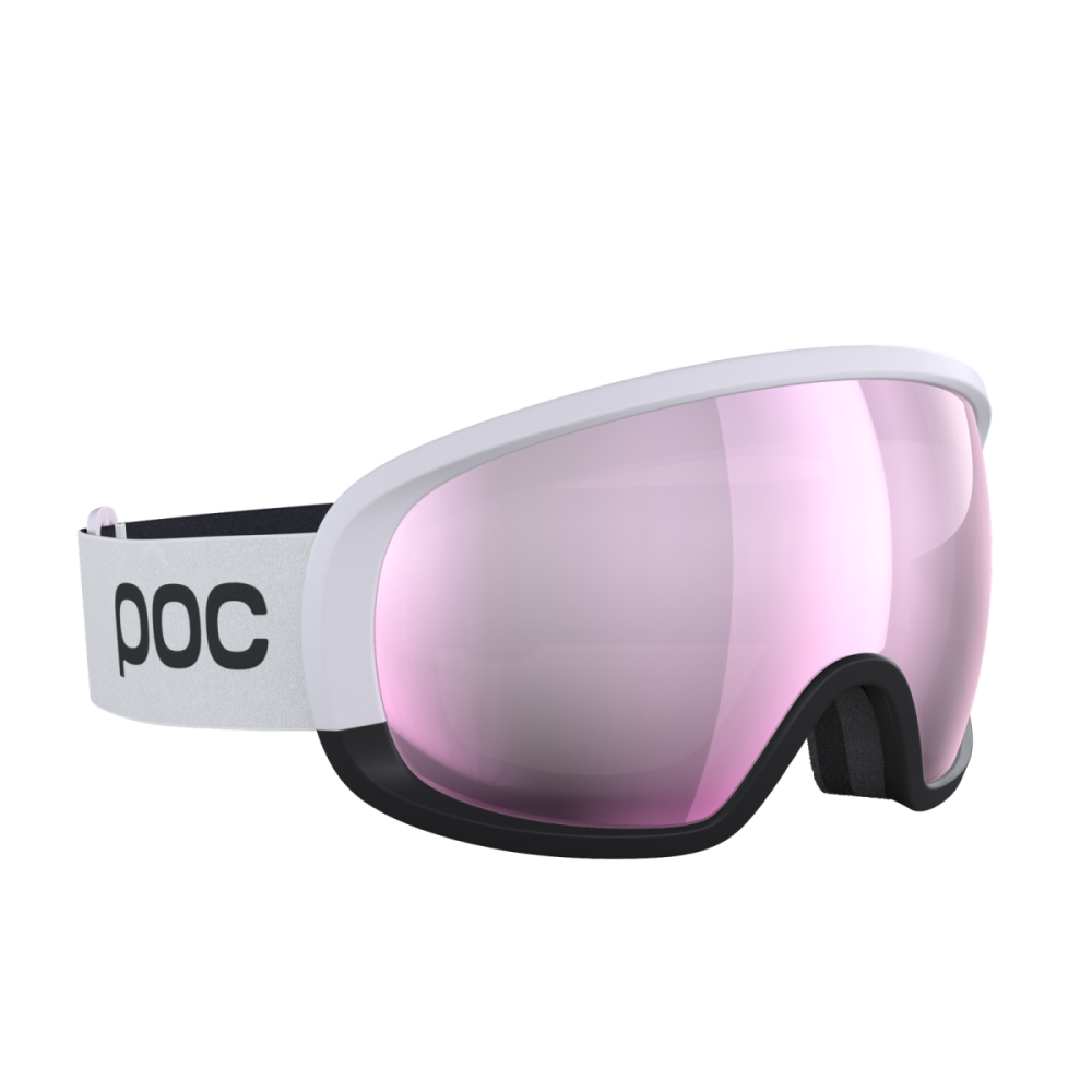 POC Fovea Clarity Comp, Hydrogen White/Uranium Black/Clarity Comp Low Light