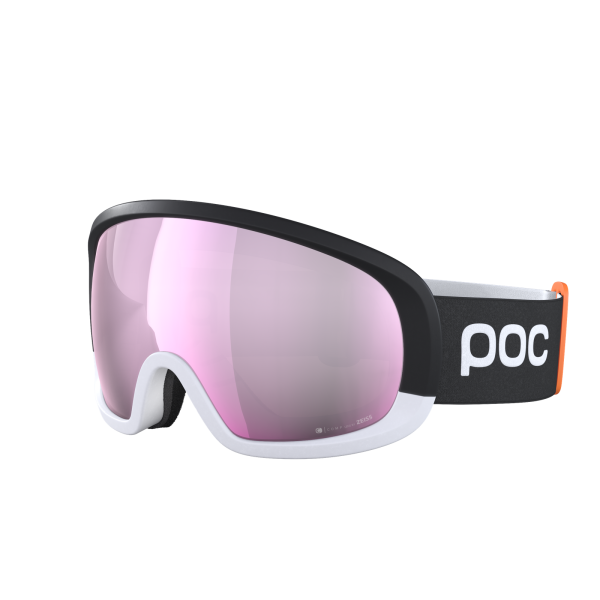 POC Fovea Mid Clarity Comp, Uranium Black/Hydrogen White/Clarity Comp Low Light