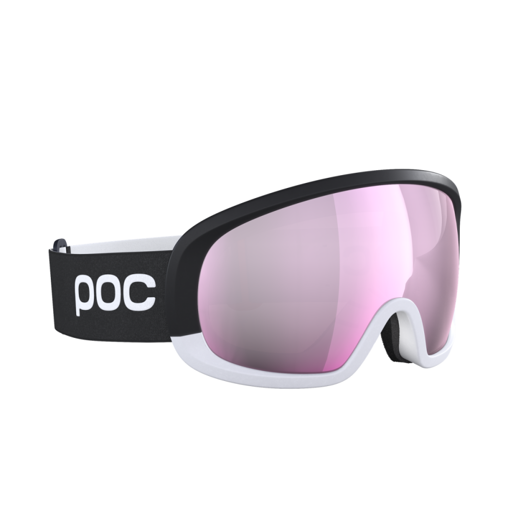 POC Fovea Mid Clarity Comp, Uranium Black/Hydrogen White/Clarity Comp Low Light