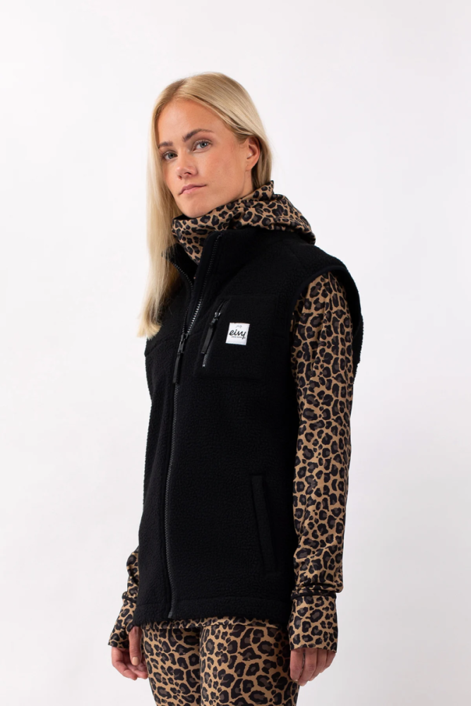 Eivy LUMBERJ. SHERPA VEST 23 BLACK D1,  L