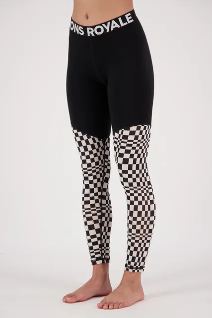 Mons Royal W Cascade Merino Flex 200 Legging Checkers