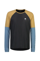 Mons Royal Tarn Merino Shift Wind Jersey Blue Slate / Black, M Mens