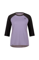 Mons Royal W Tarn Merino Shift Raglan 3/4 Thistle / Black,  XS Womens