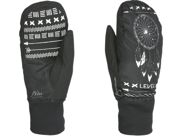 Level Coral Mitt black-white,  XS