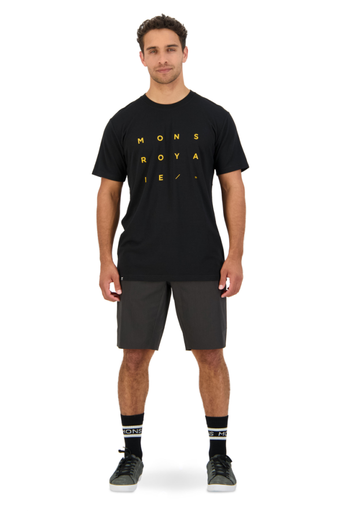 Mons Royal M Icon T-Shirt Black