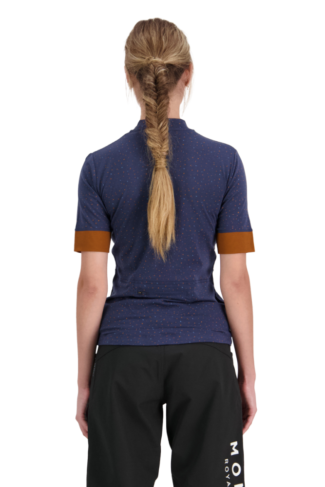 Mons Royal W Cadence Half Zip Midnight Terrazzo,  S Womens