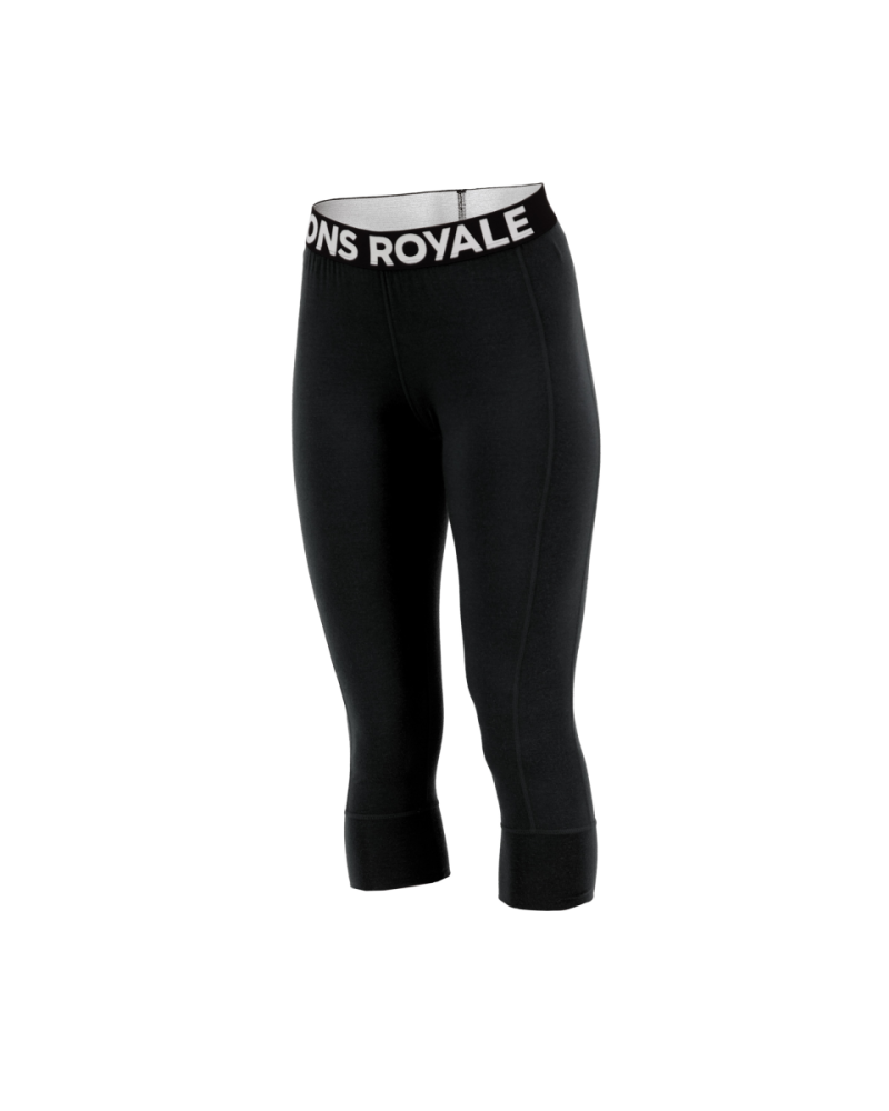 Mons Royal W Cascade Merino Flex 200 3/4 Legging Black