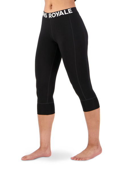 Mons Royal W Cascade Merino Flex 200 3/4 Legging Black