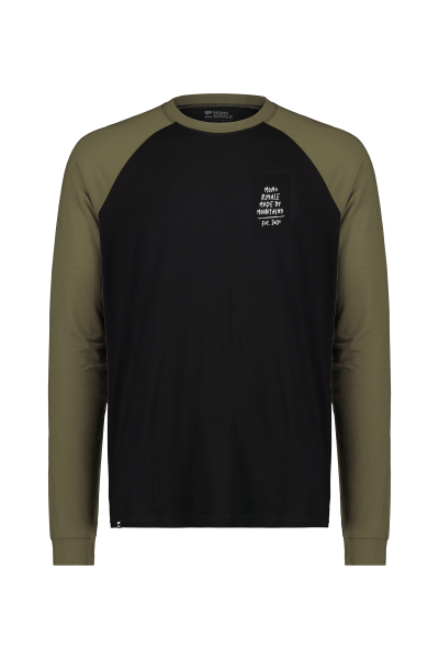 Mons Royal M Icon Raglan Dark Olive / Black,  S