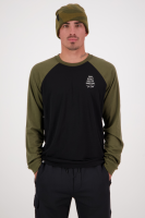 Mons Royal M Icon Raglan Dark Olive / Black,  S