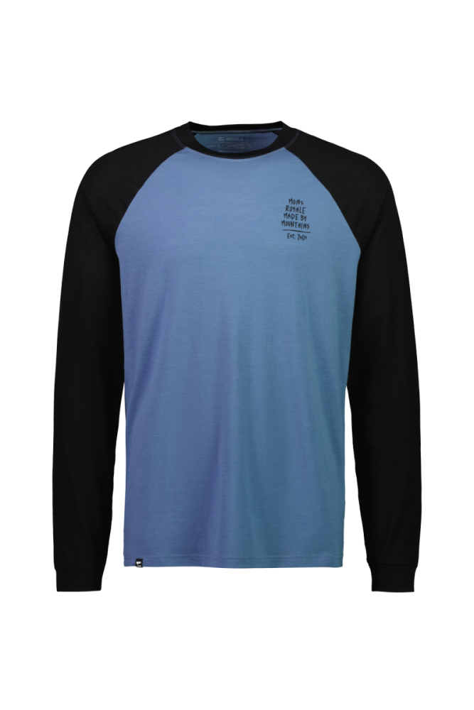 Mons Royal M Icon Raglan Blue Slate / Black