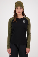 Mons Royal W Icon Raglan Dark Olive / Black