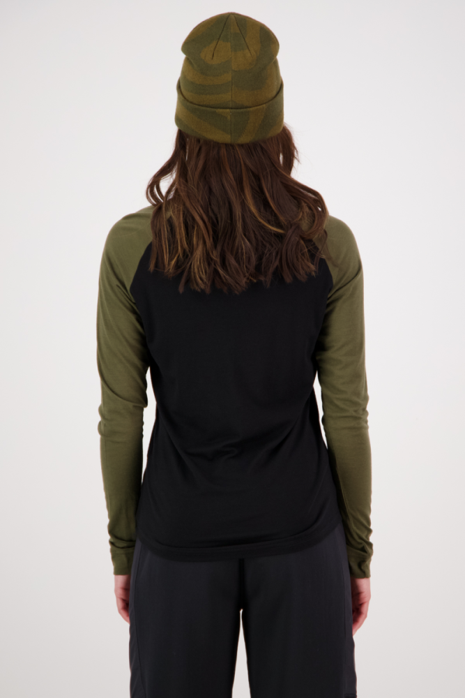 Mons Royal W Icon Raglan Dark Olive / Black