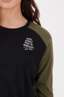 Mons Royal W Icon Raglan Dark Olive / Black