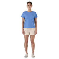 Patagonia W's P-6 Logo Responsibili-Tee, Abundant Blue