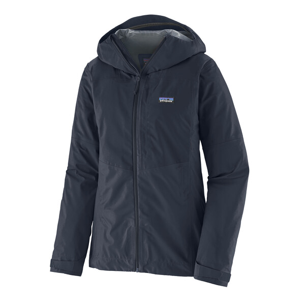 Patagonia W's Boulder Fork Rain Jkt, Smolder Blue, L