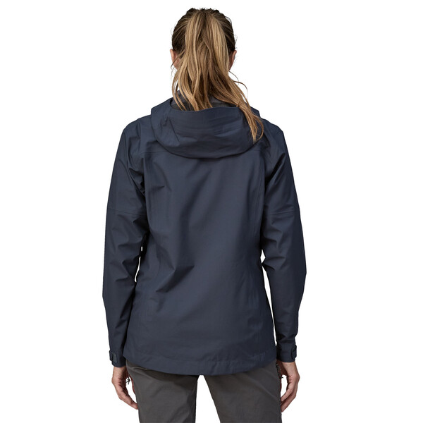Patagonia W's Boulder Fork Rain Jkt, Smolder Blue, L