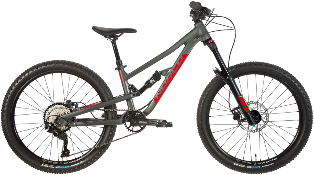 Norco Fluid 4.2 24". Charcoal Grey/Candy Apple Red.