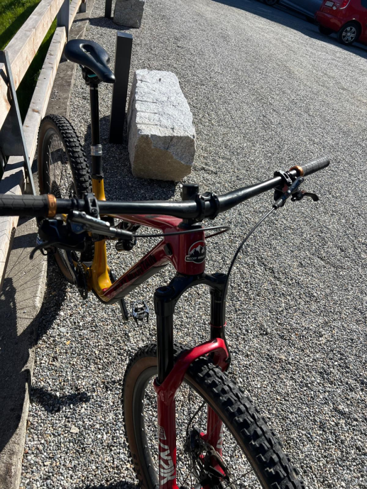 Rocky Mountain Instinct Carbon Frameset (29) gold/red,M Custom Bike